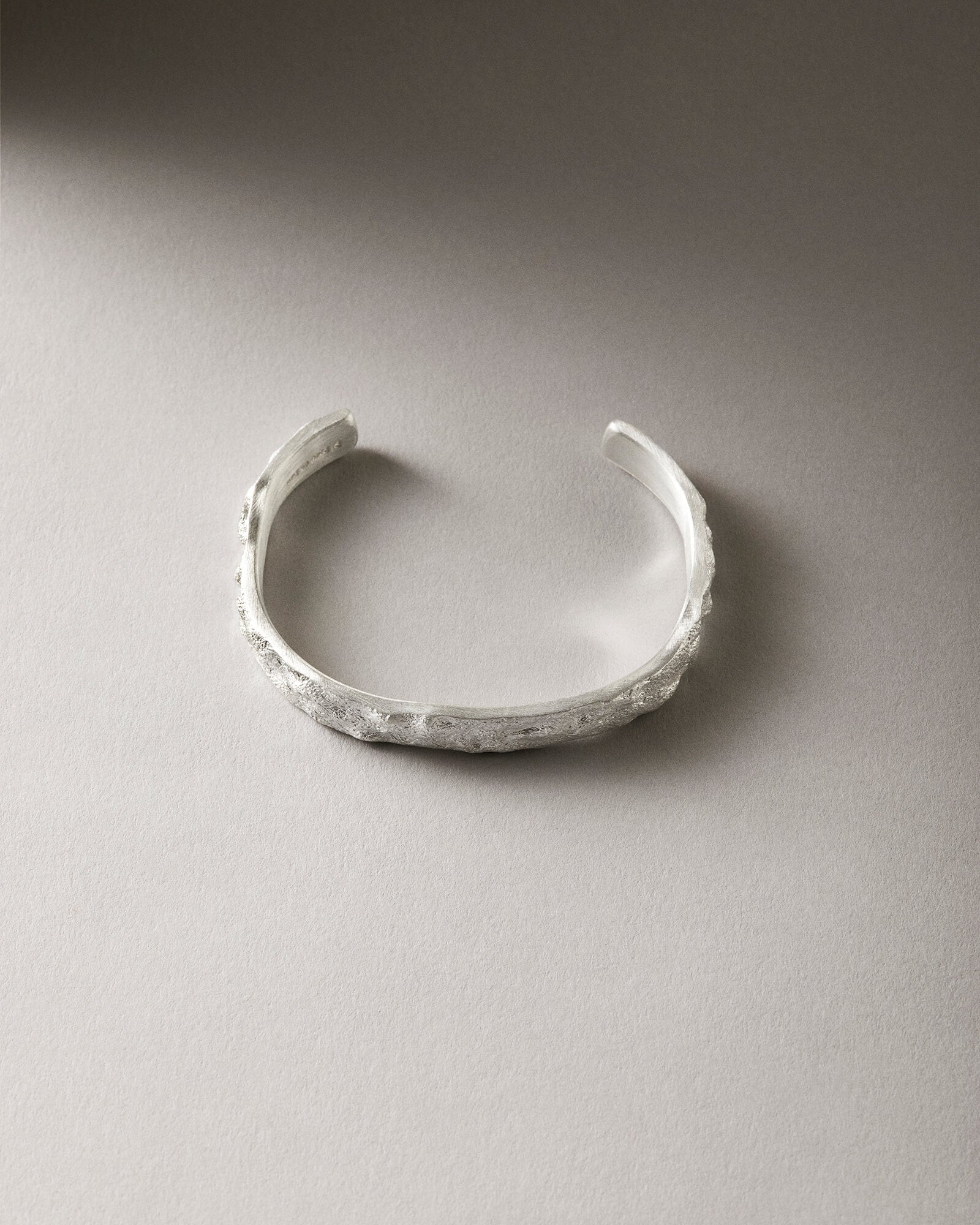 Nootka chunky bracelet silver