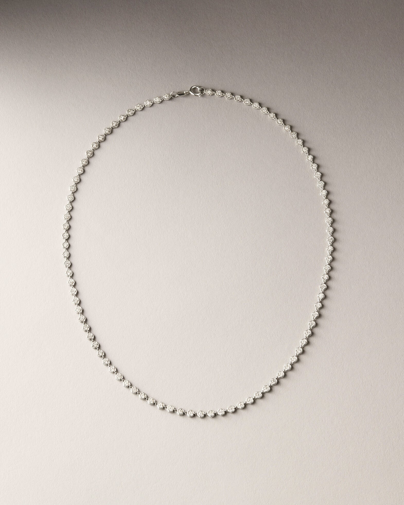 Nootka diamond tennis necklace