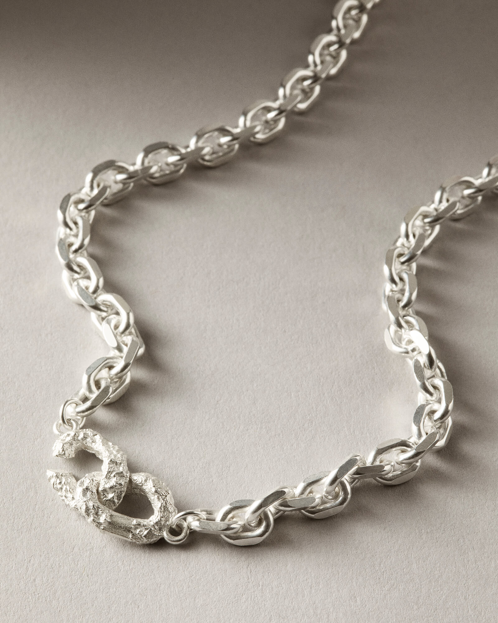 Dense Necklace Silver