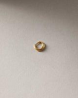 Nootka Polished mini hoop gold