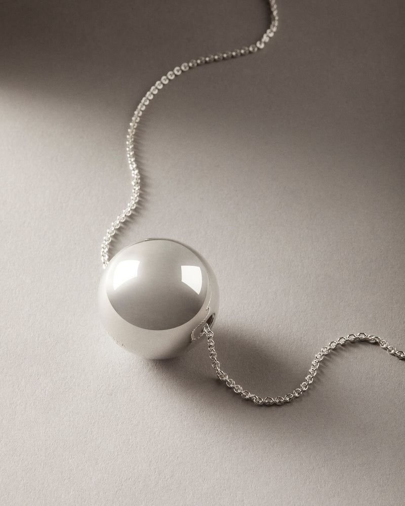 Nootka Sphere necklace silver