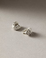 Clay earrings silver Nootka