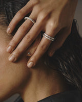 polished neat earring silver nootka