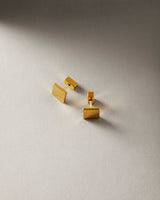 Twin earrings gold